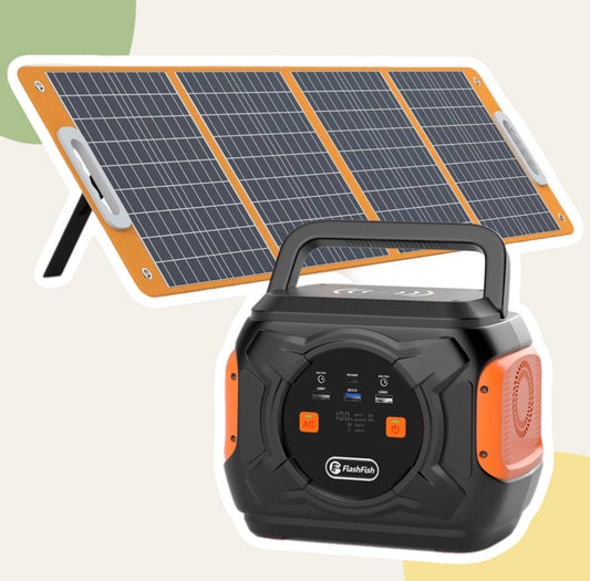  Portable Power Station With Solar Panel