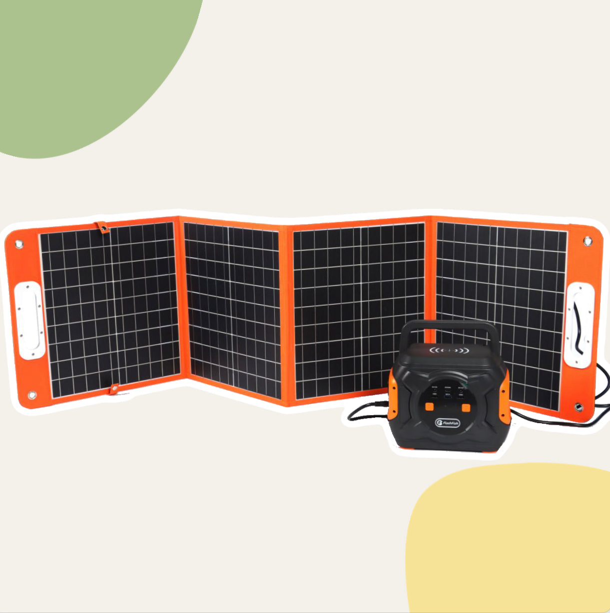  Portable Power Station With Solar Panel