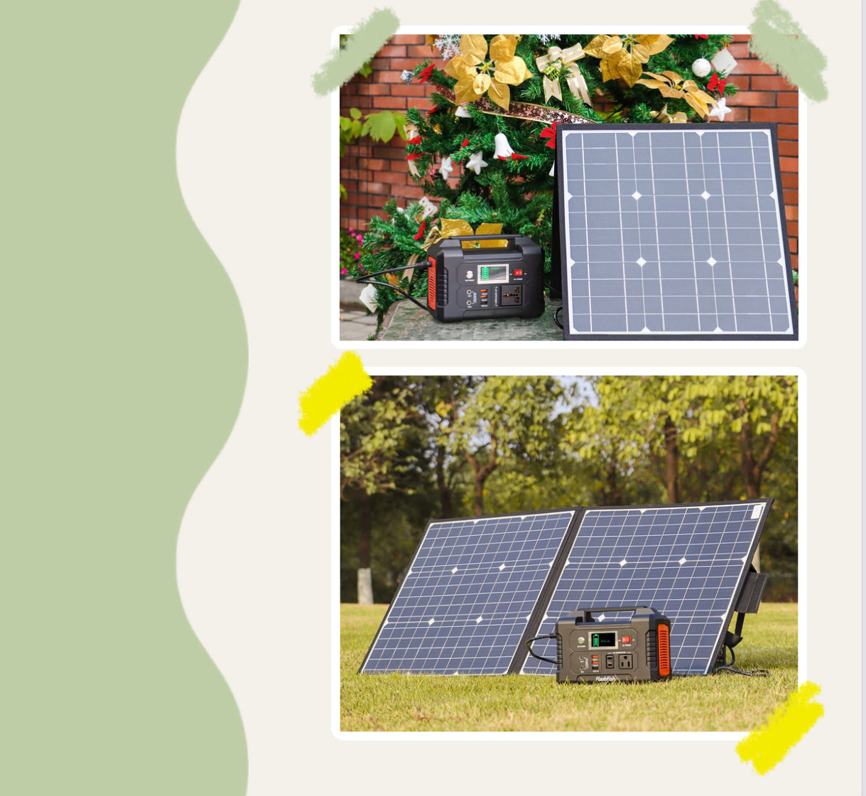 200W Solar Generator with 50W Solar Panel