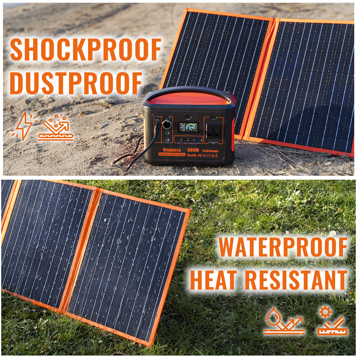  Portable Waterproof Solar Panel