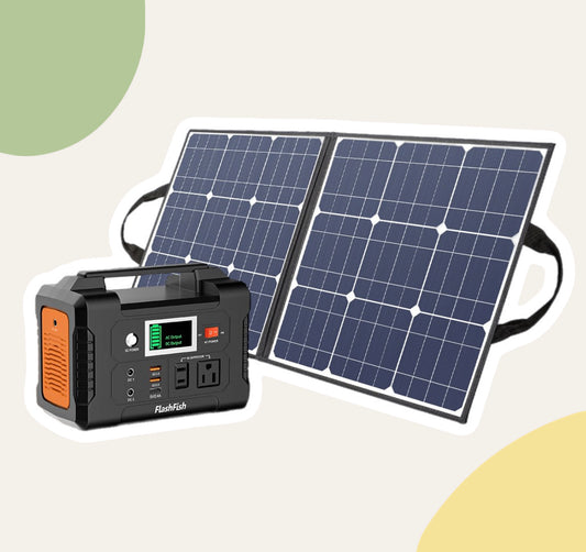 Solar Generator wth Solar Panel