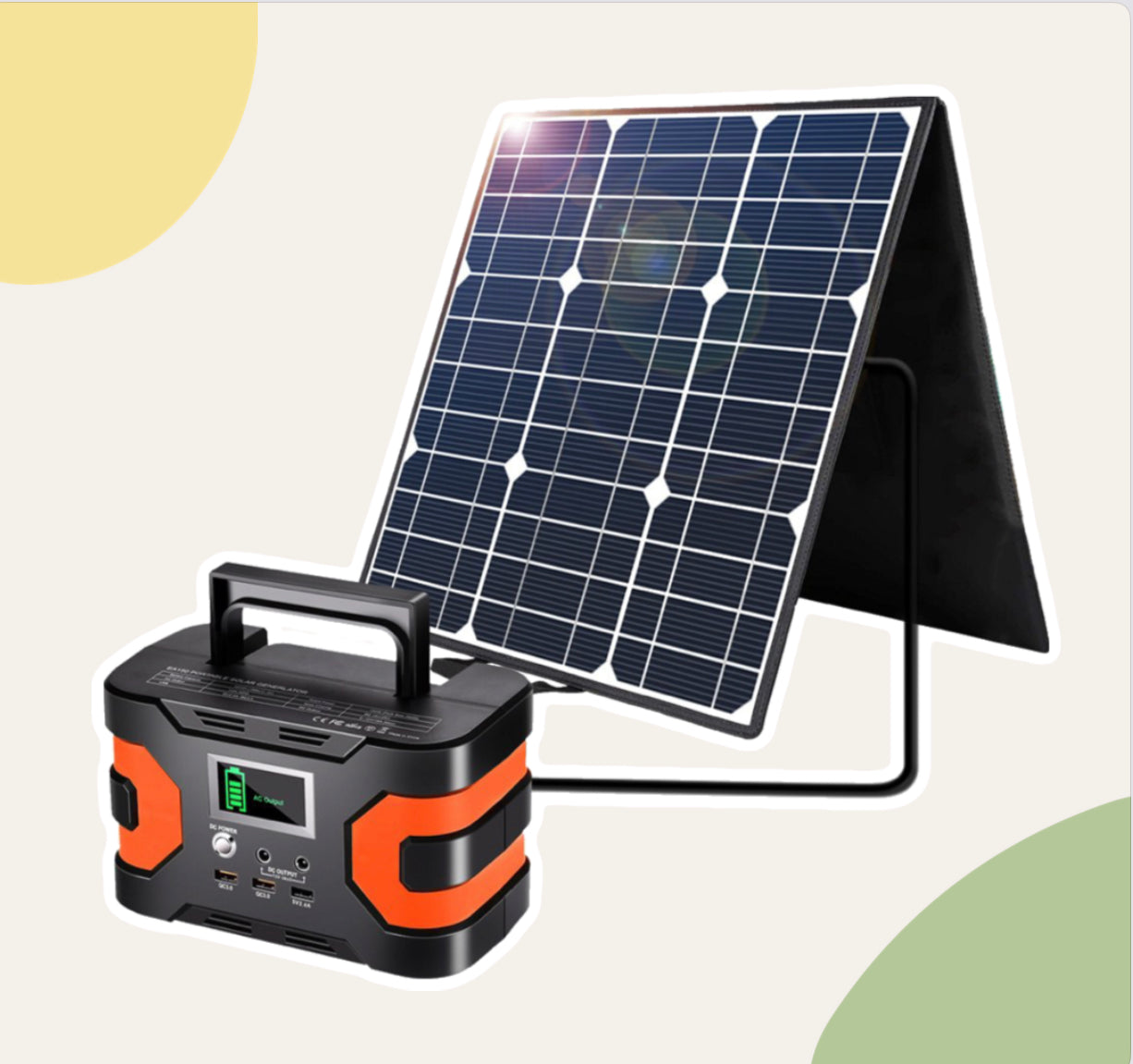  CPAP Battery with Solar Panel