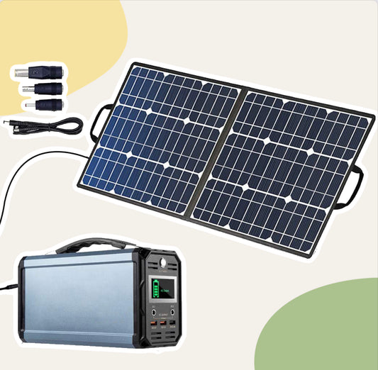 Solar Generator with Solar Panel