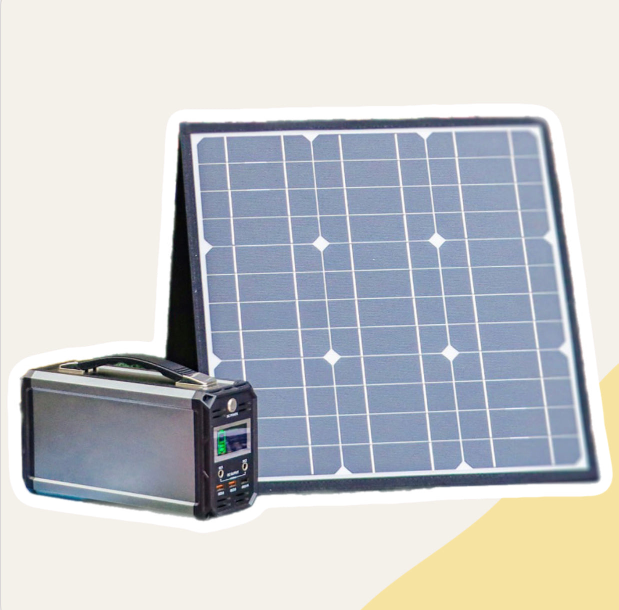 Solar Generator with Solar Panel